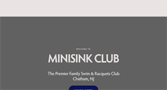 Desktop Screenshot of minisinkclub.com